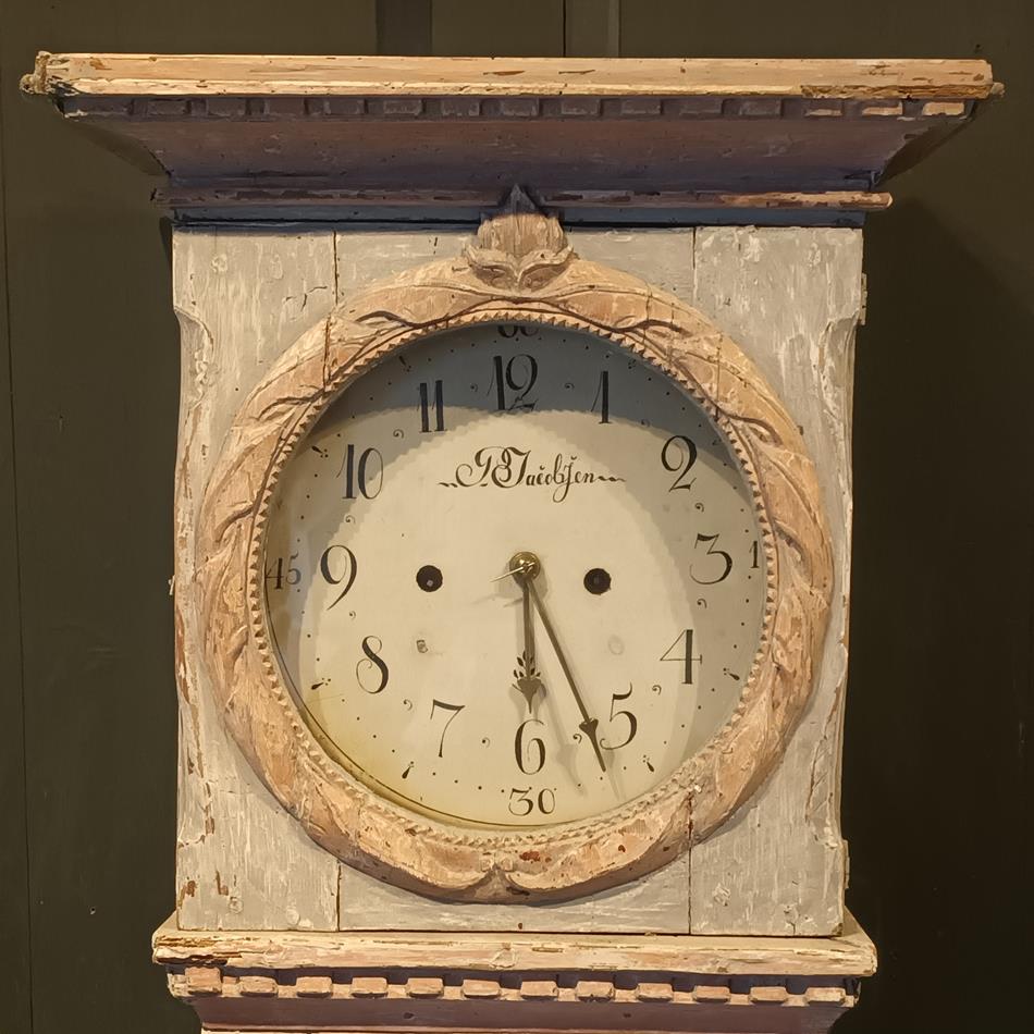 19th Century Swedish Bornholm Longcase Clock
