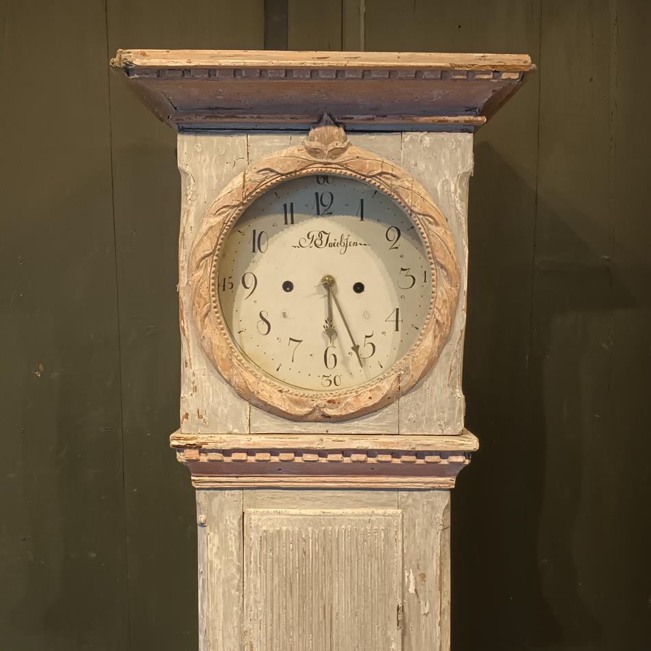 19th Century Swedish Bornholm Longcase Clock
