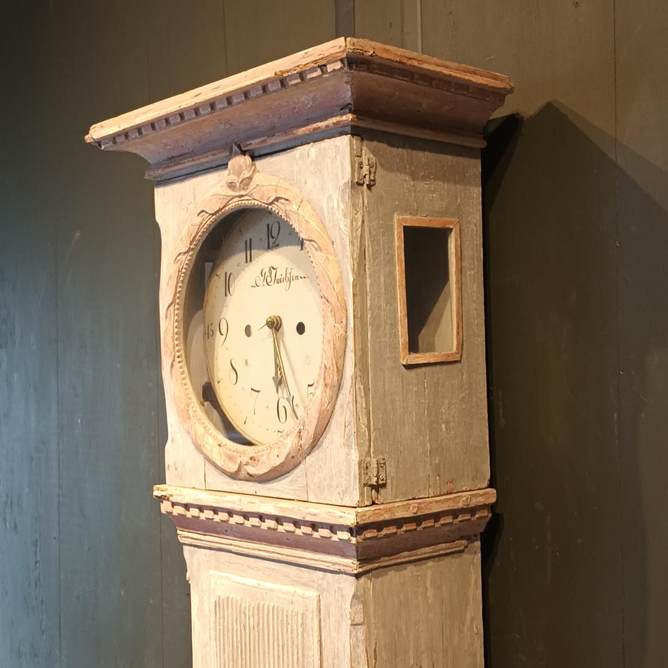 19th Century Swedish Bornholm Longcase Clock