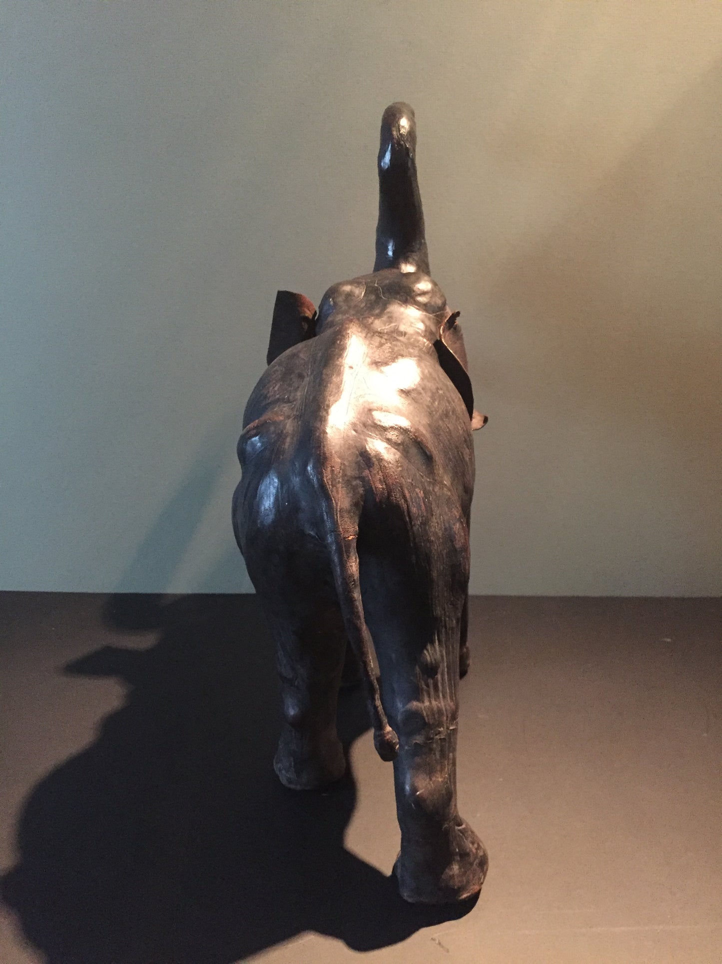Vintage Leather Elephant