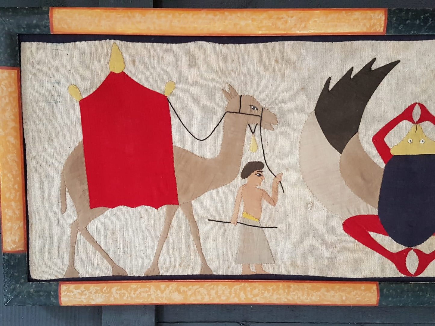 Framed Egyptian Appliqué Panels