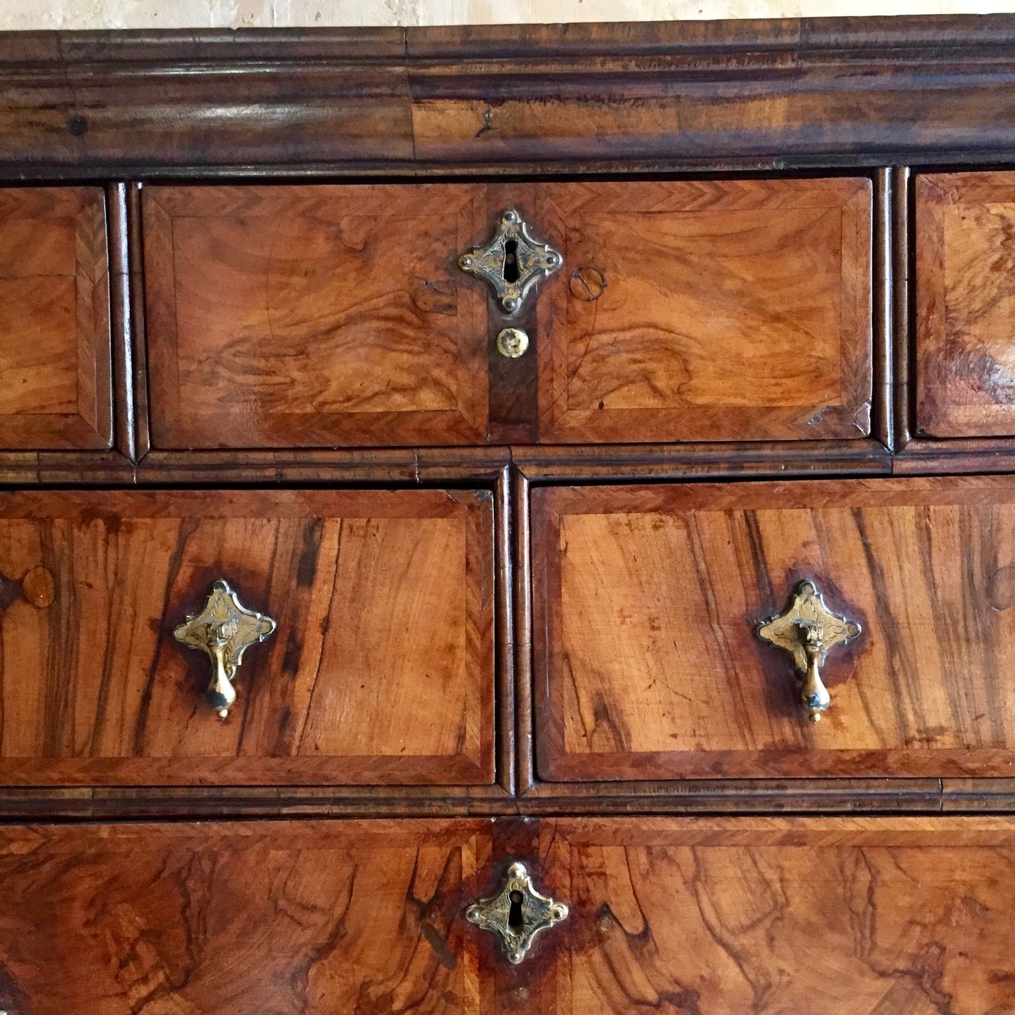 18th Century Walnut Chest On Stand
