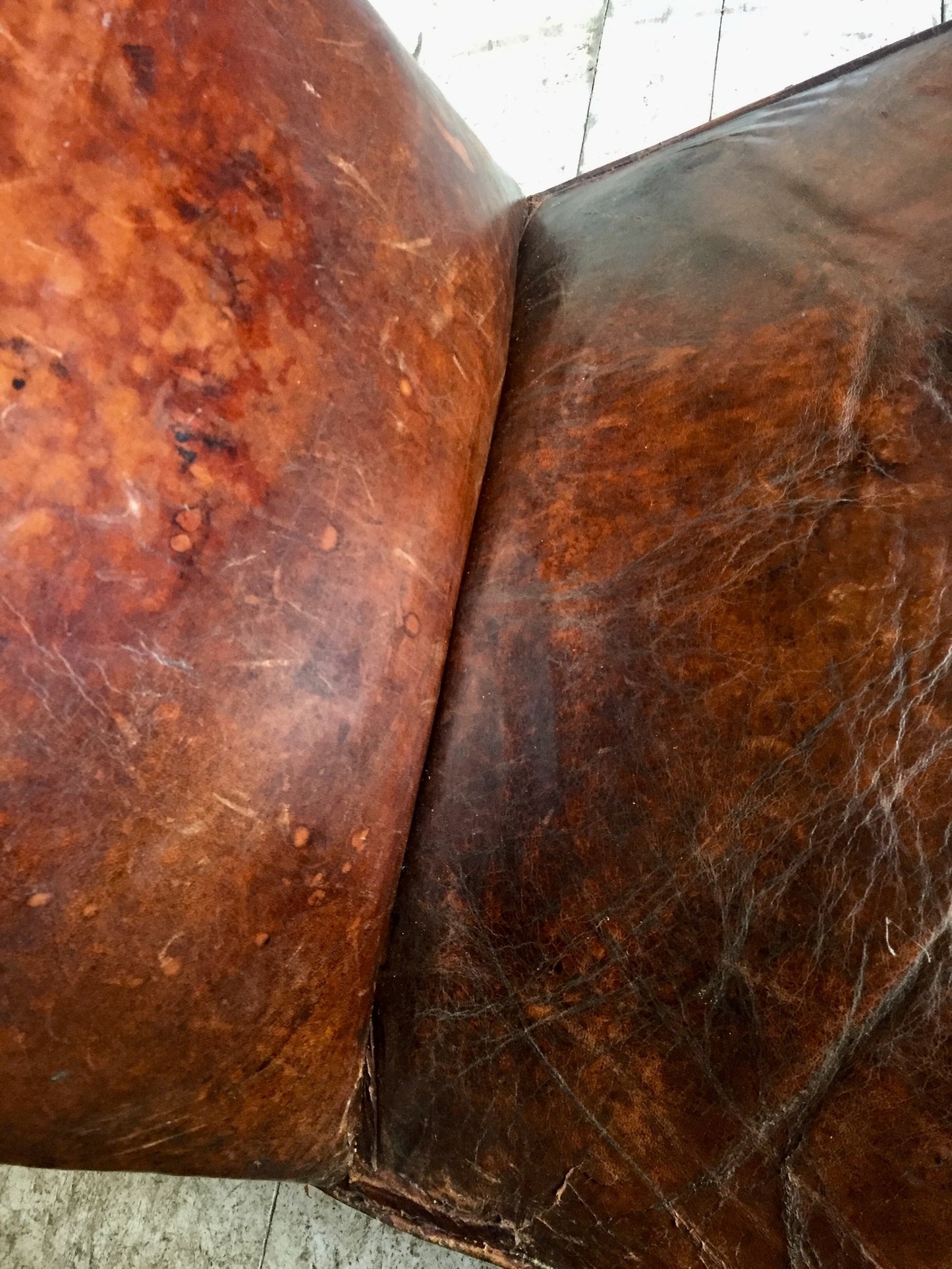 Pair Of Leather Arm Chairs