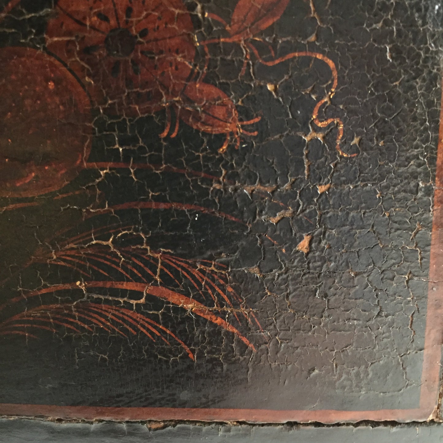 19th Century Chinoiserie Corner Cupboard