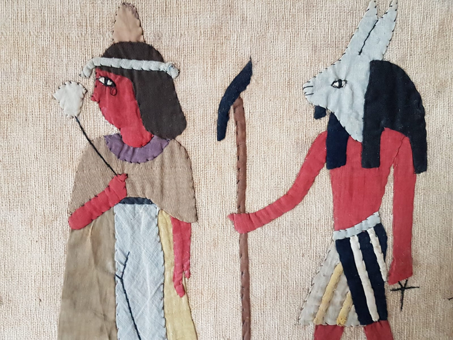 Framed Egyptian Appliqué Panels