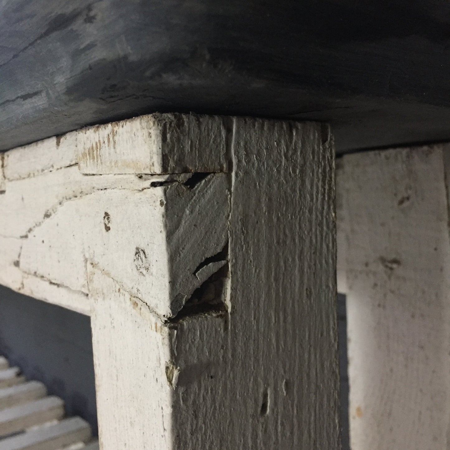 Painted Preparation Shelf