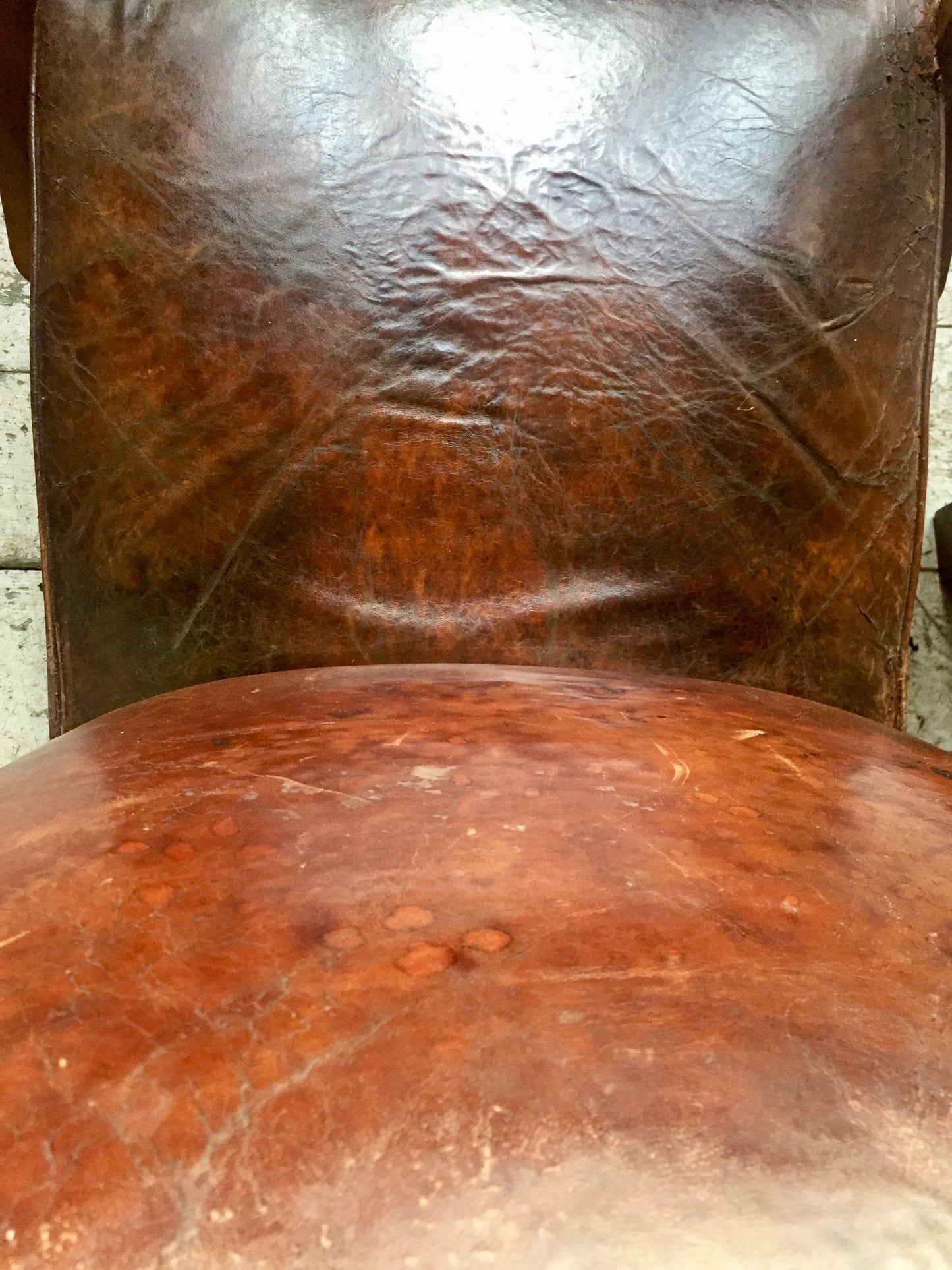 Pair Of Leather Arm Chairs