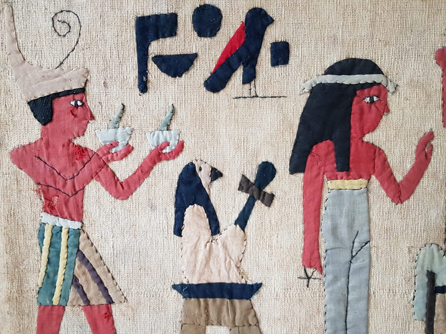 Framed Egyptian Appliqué Panels
