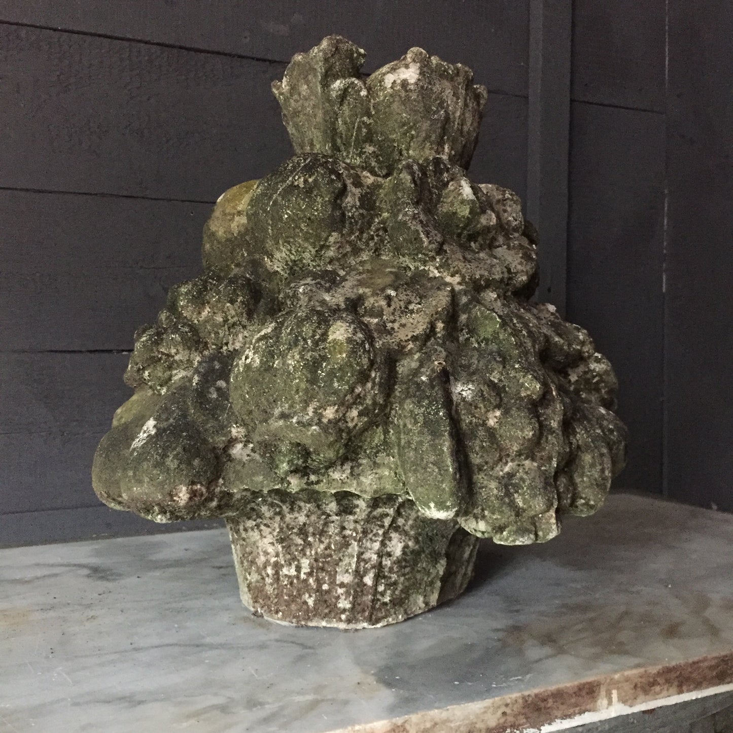 Floral Basket Finial