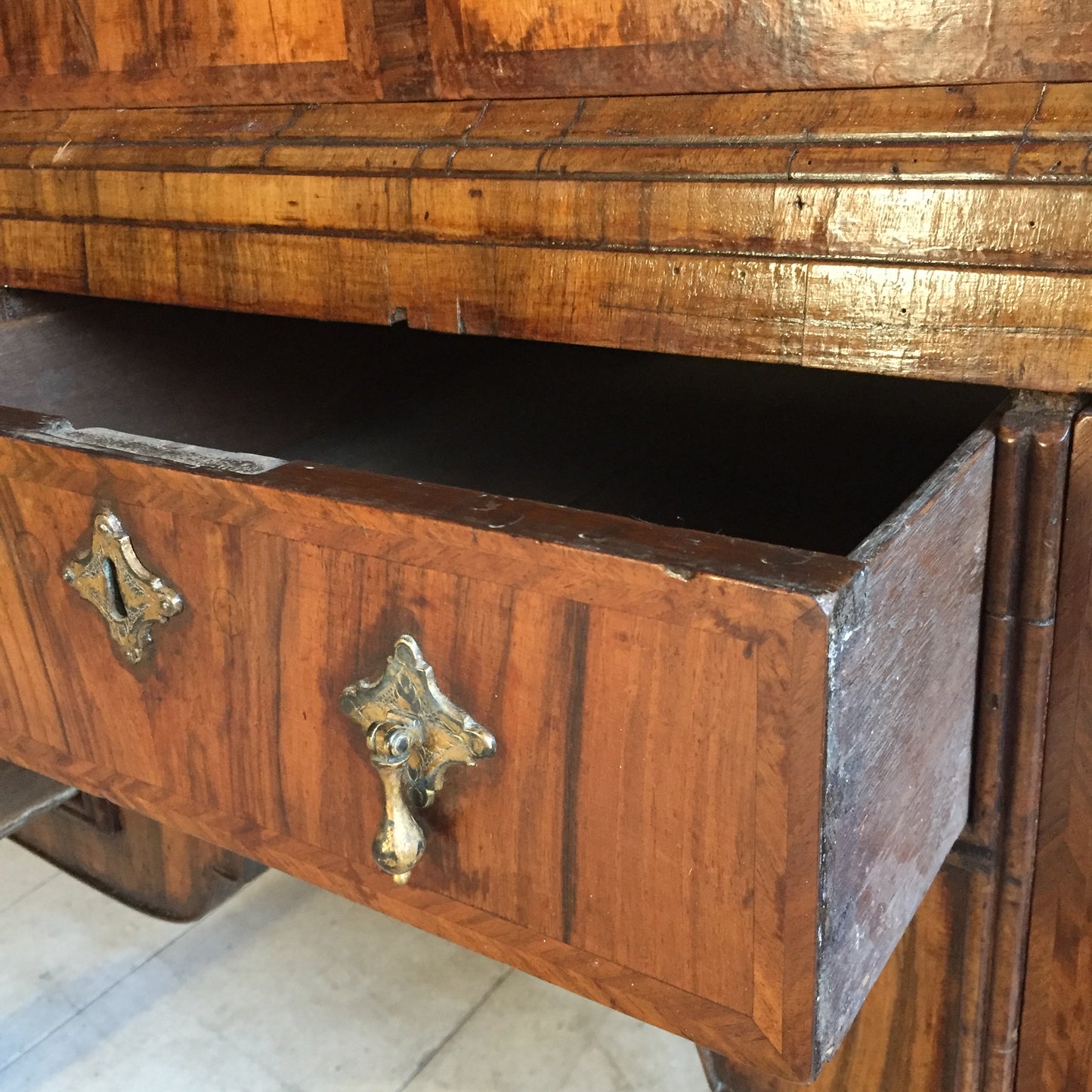 18th Century Walnut Chest On Stand