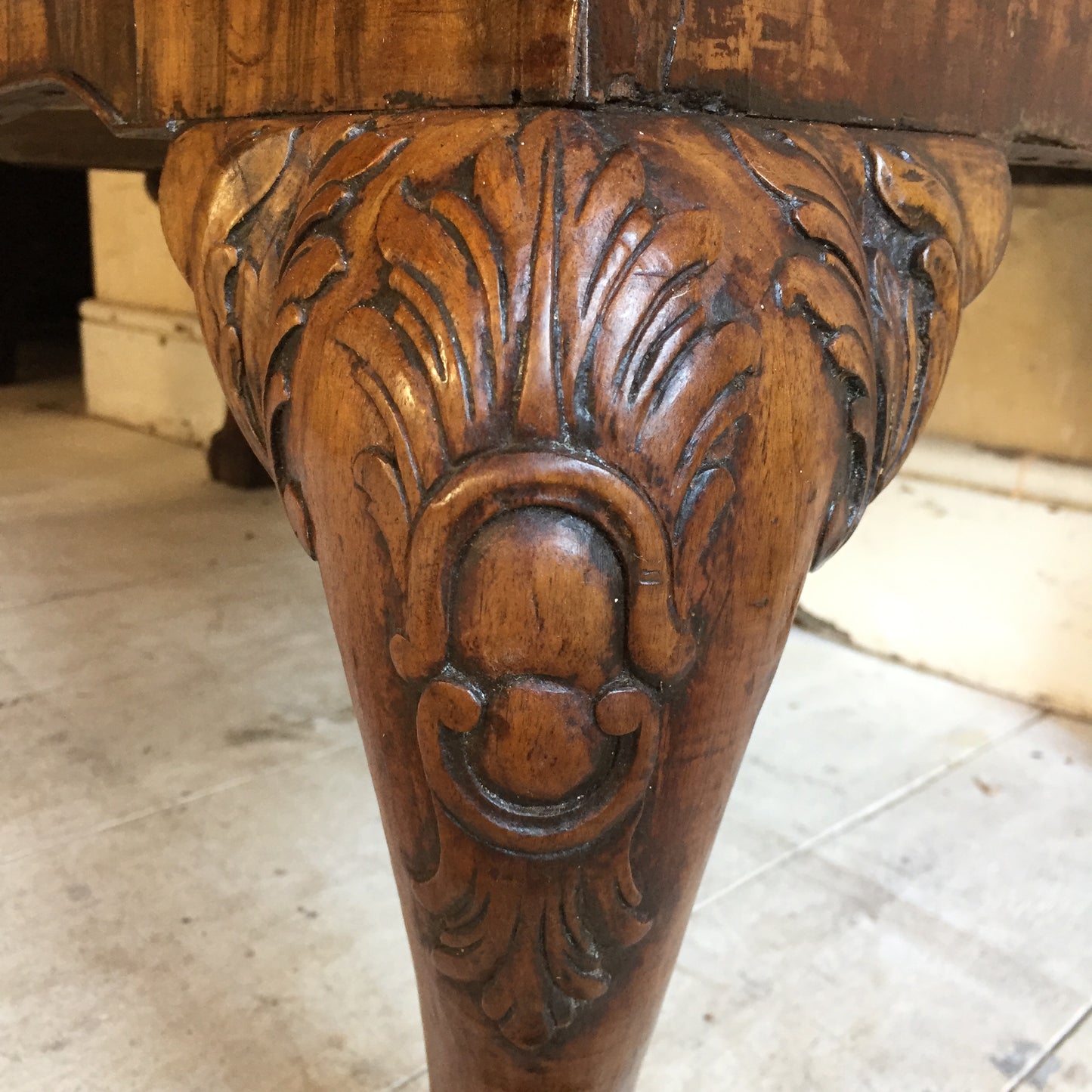 18th Century Walnut Chest On Stand