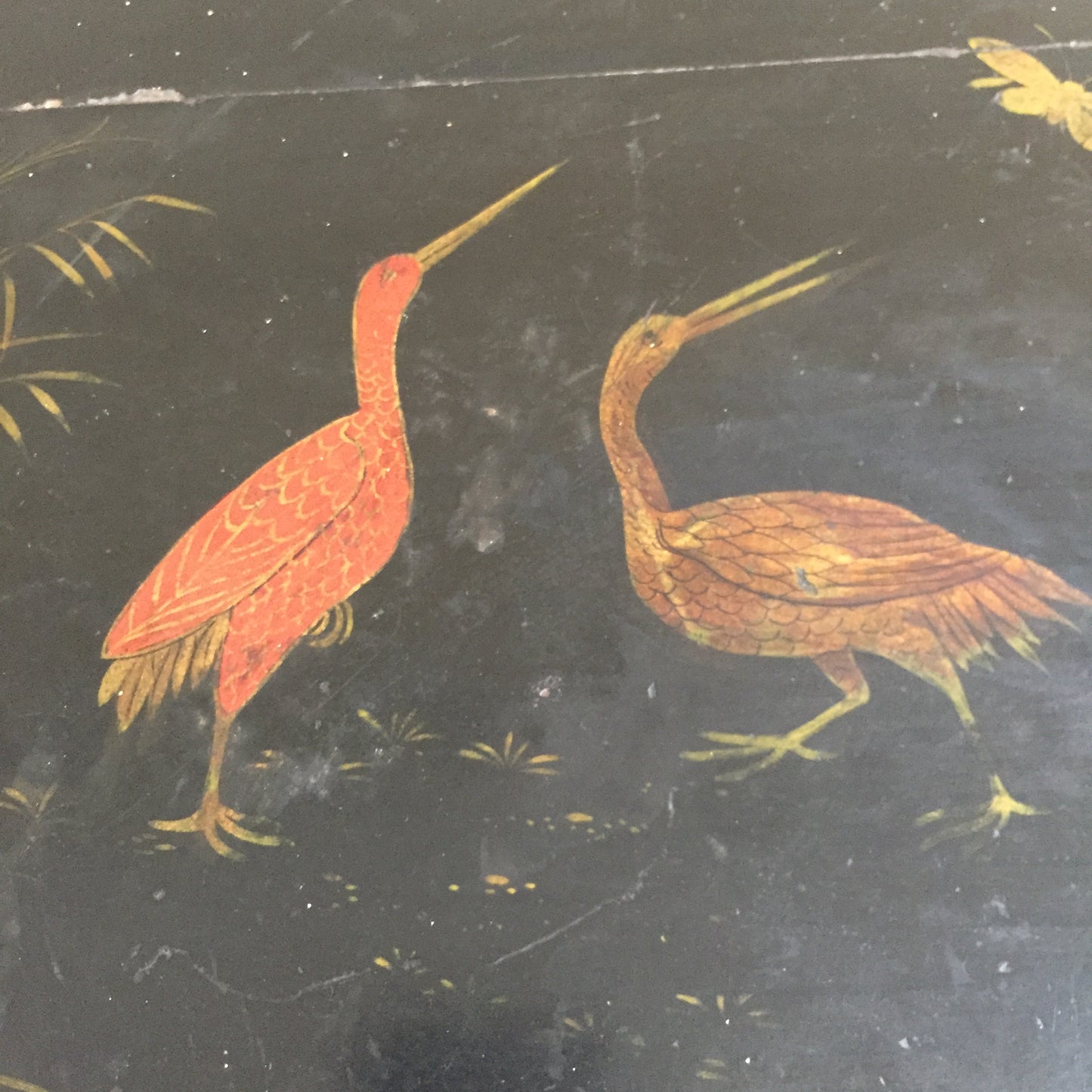 19th Century Chinoiserie Corner Cupboard