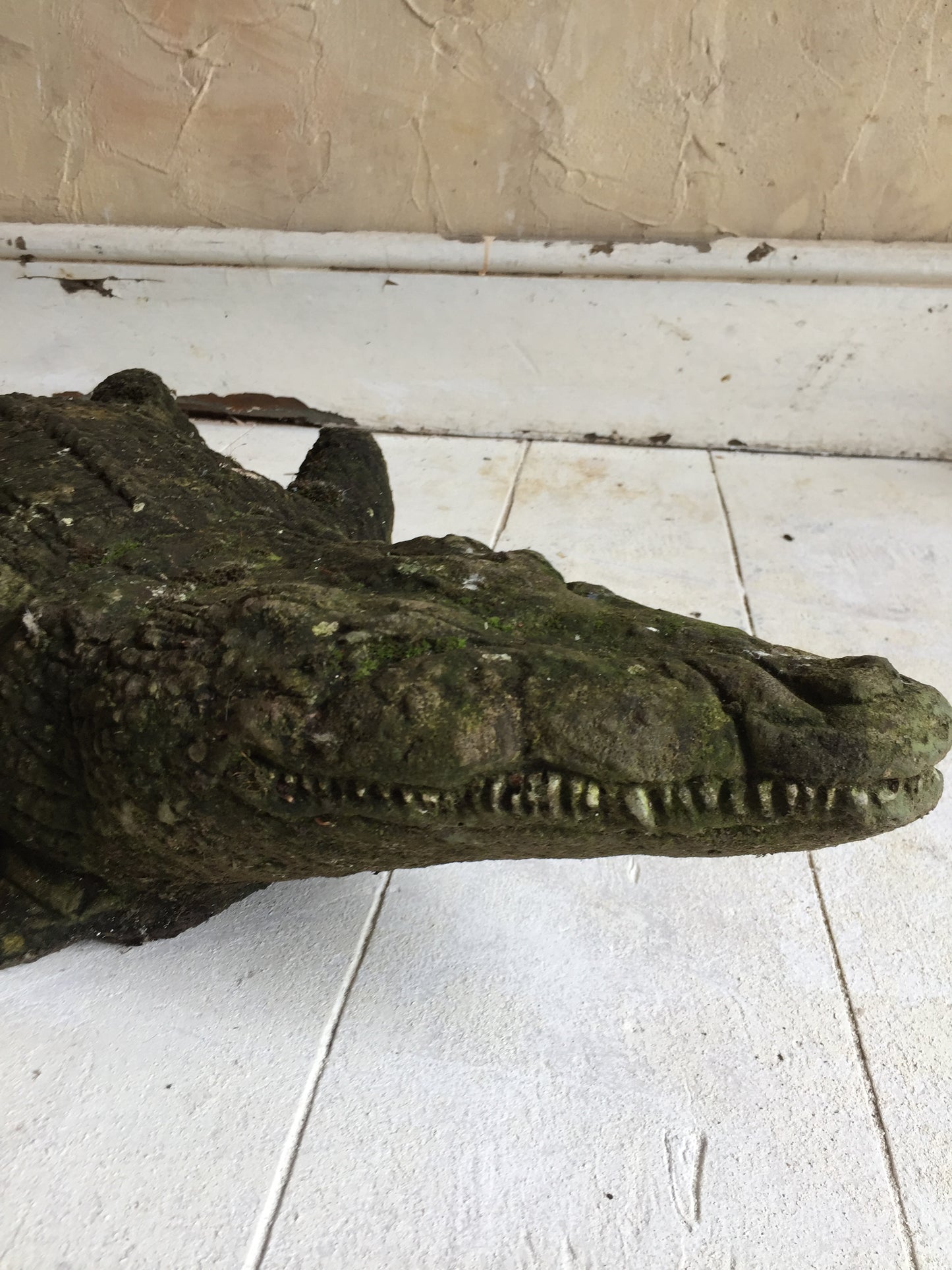 Composite Stone Crocodile