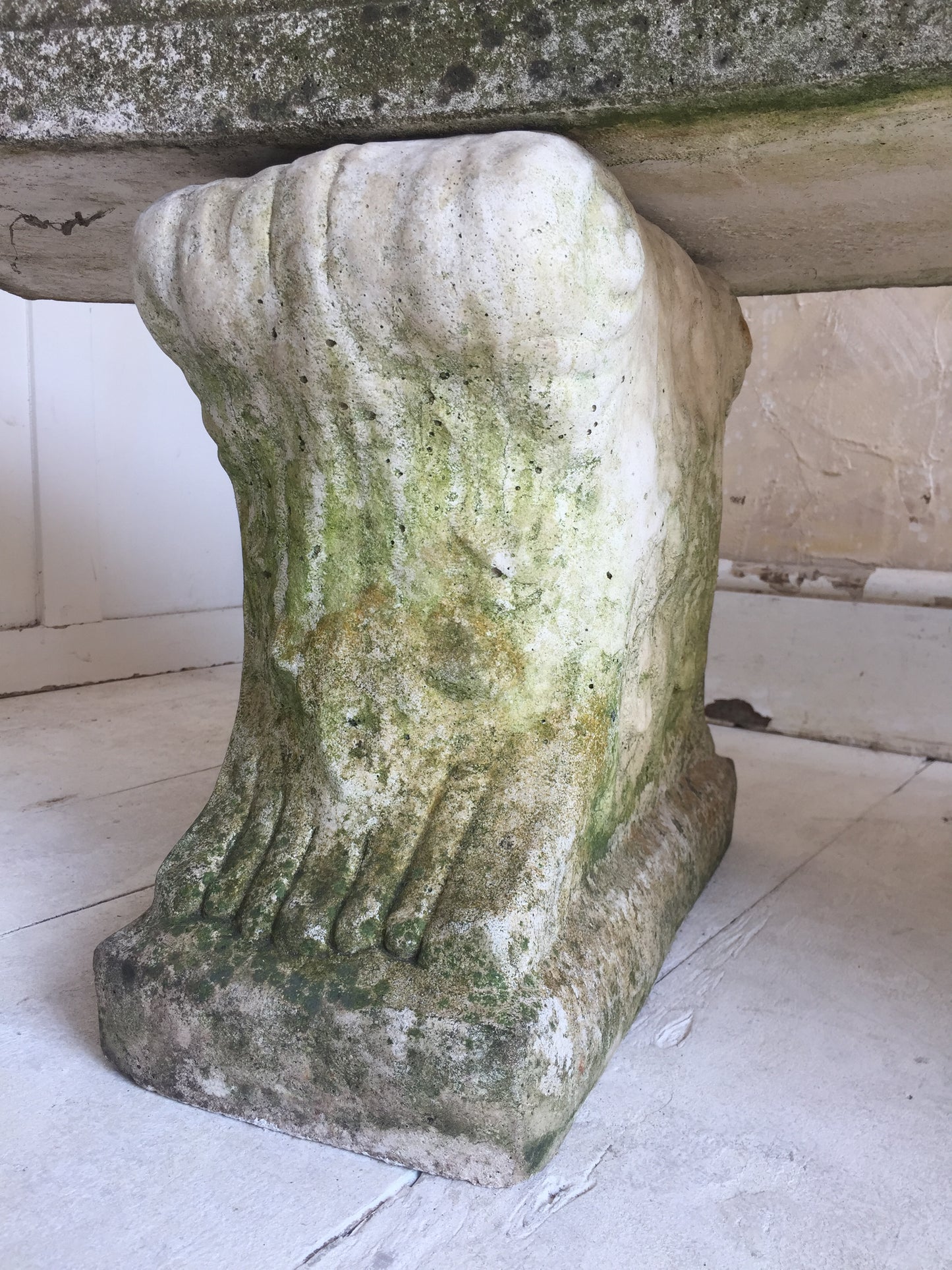Curved Stone Bench