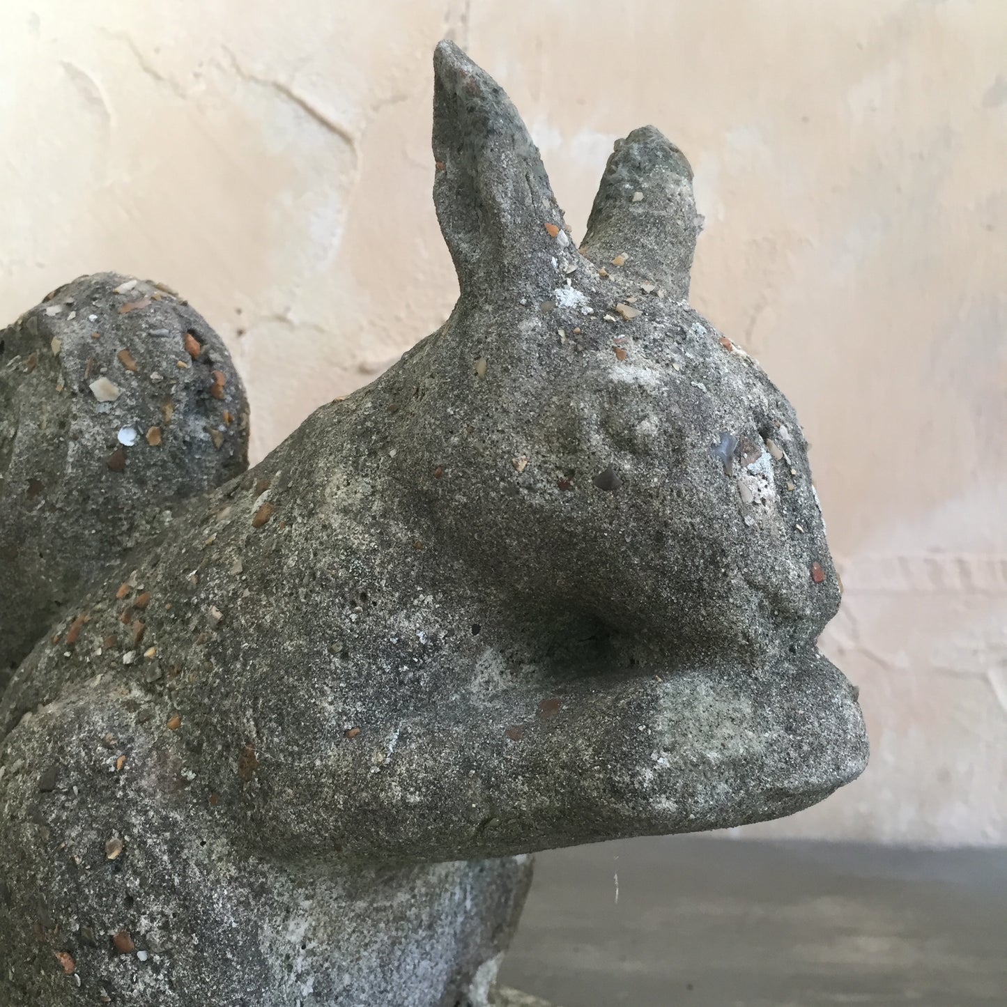 Pair Of Composite Stone Squirrels