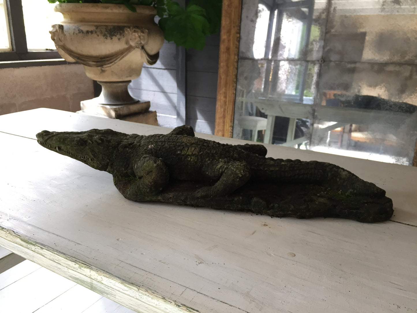 Composite Stone Crocodile