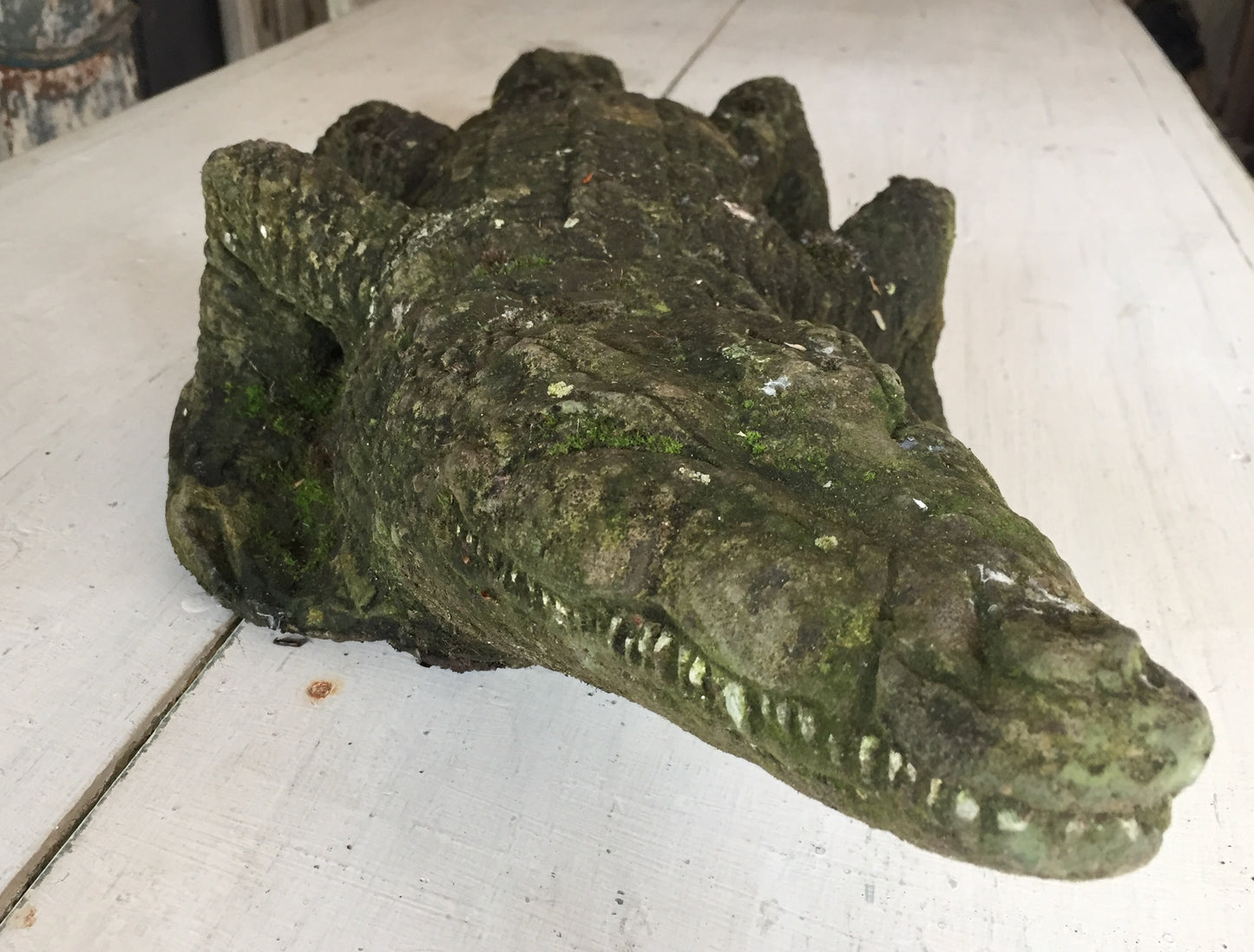 Composite Stone Crocodile