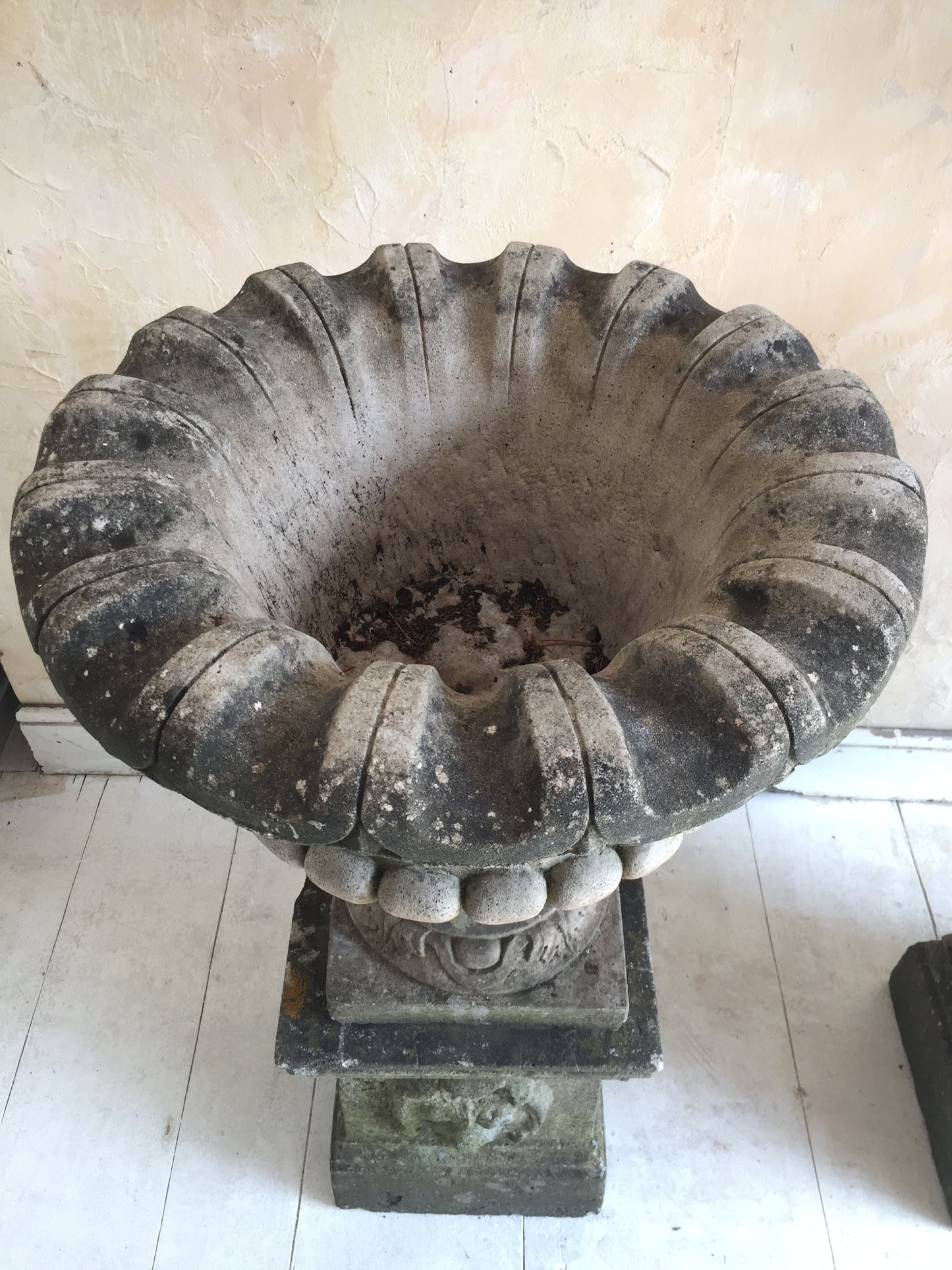Pair Of Urns On Pedestals
