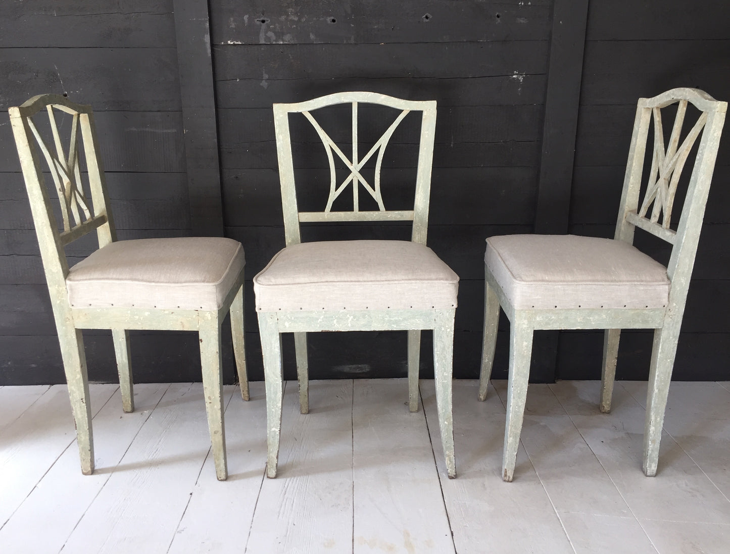 Six Swedish/Danish Dining Chairs