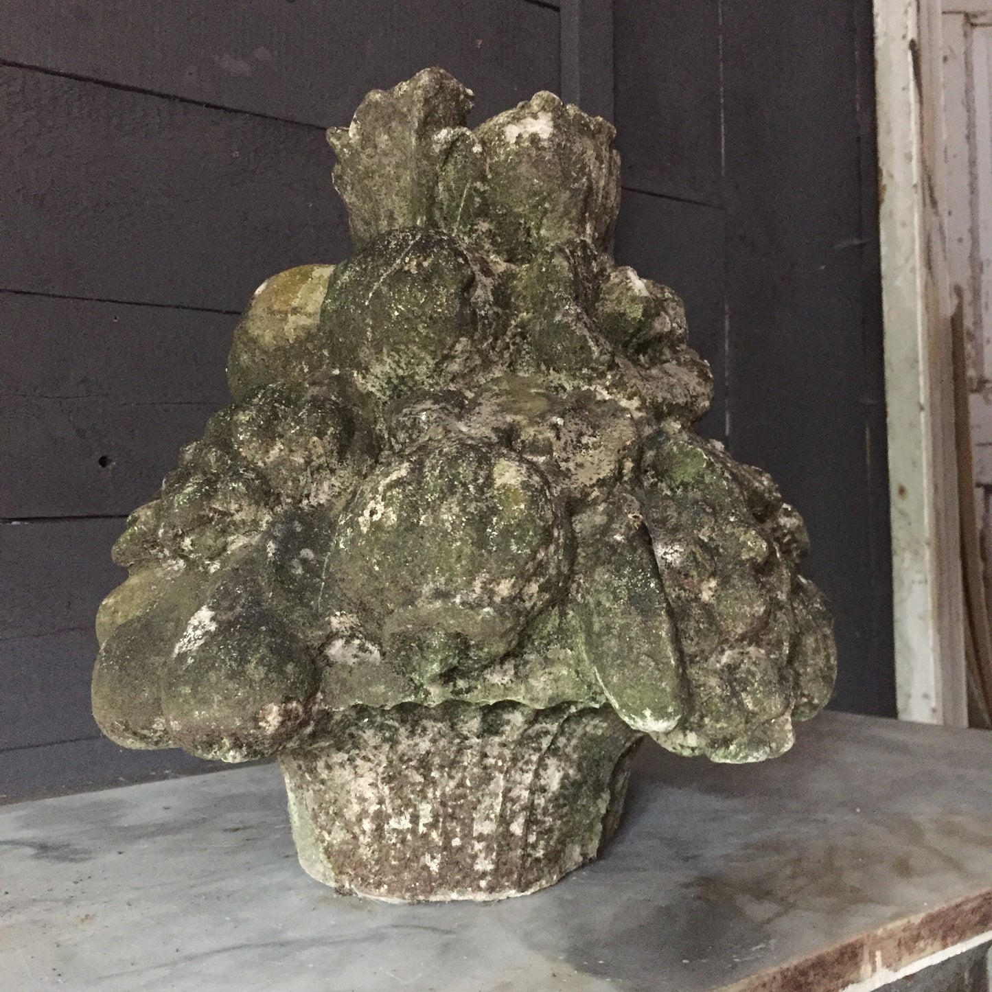 Floral Basket Finial