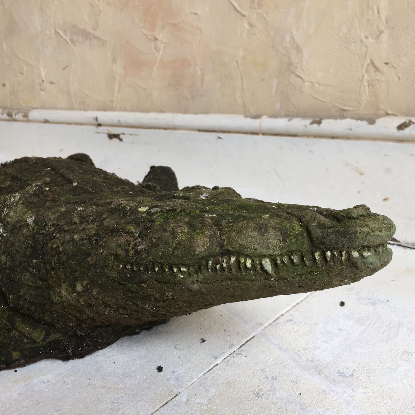 Composite Stone Crocodile