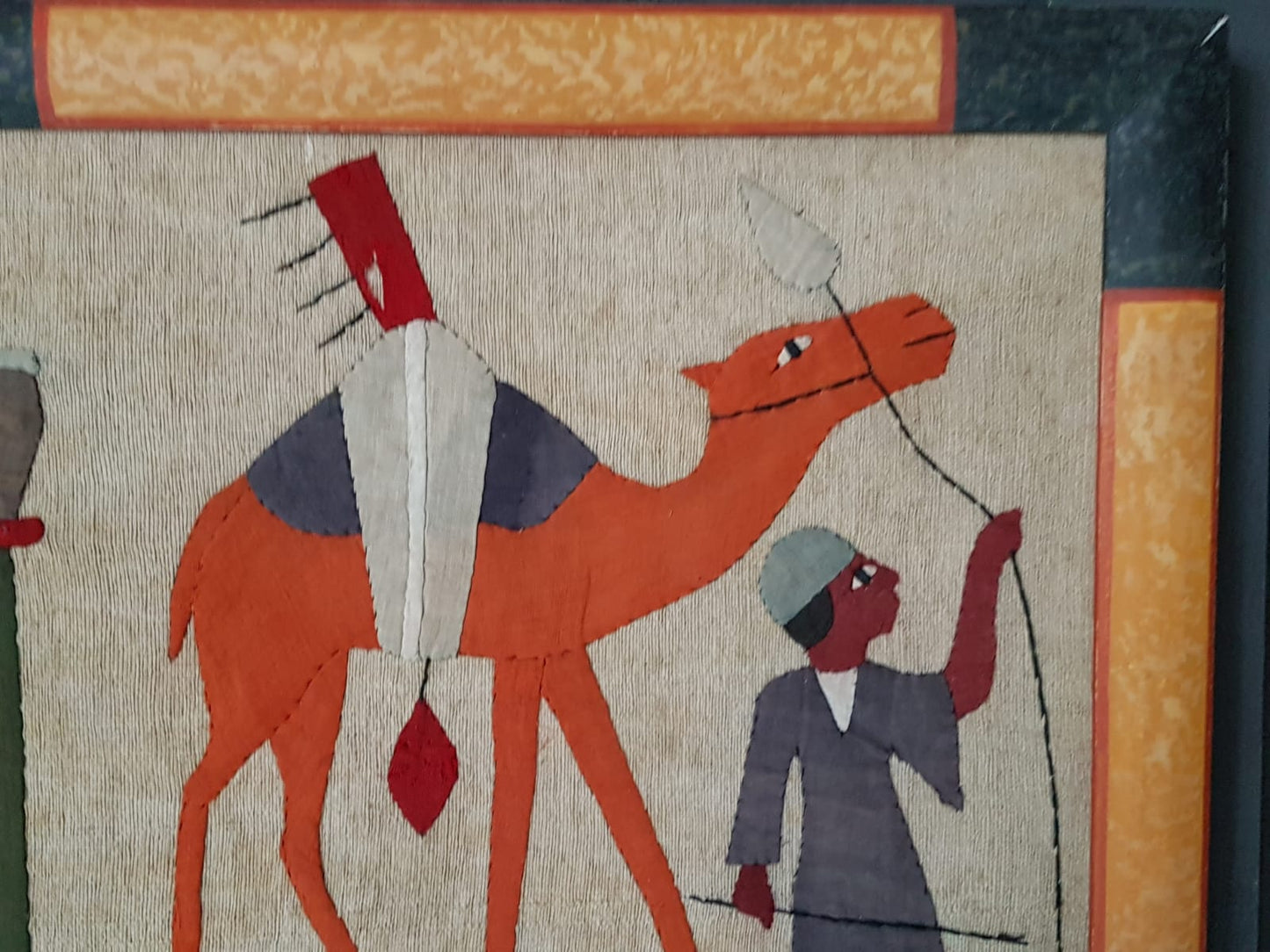 Framed Egyptian Appliqué Panels