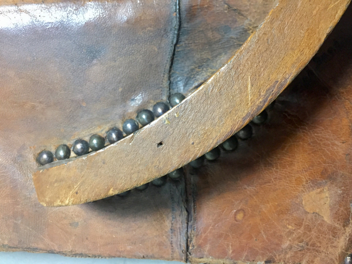 Pair Of Leather Arm Chairs