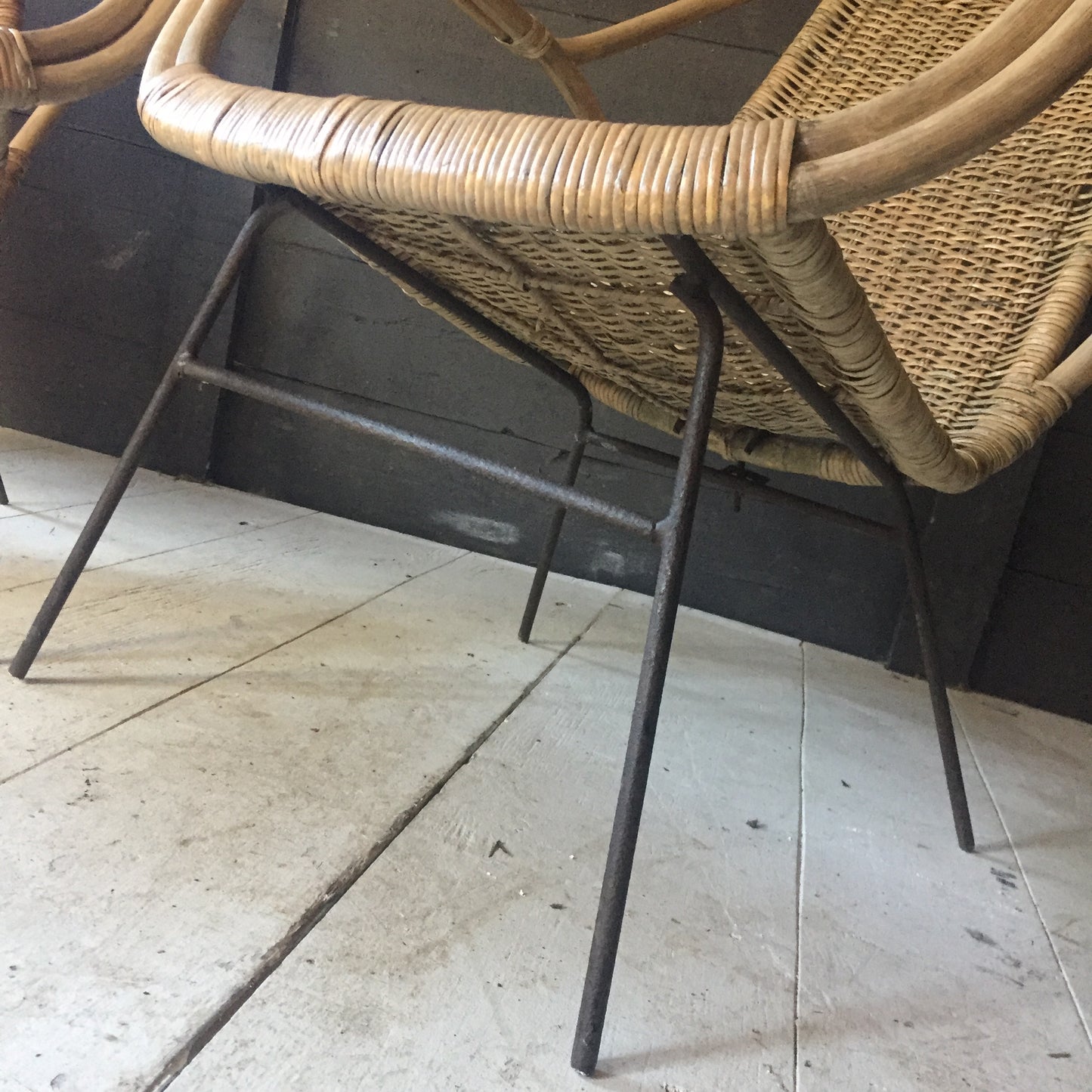 Pair Of Cane Arm Chairs