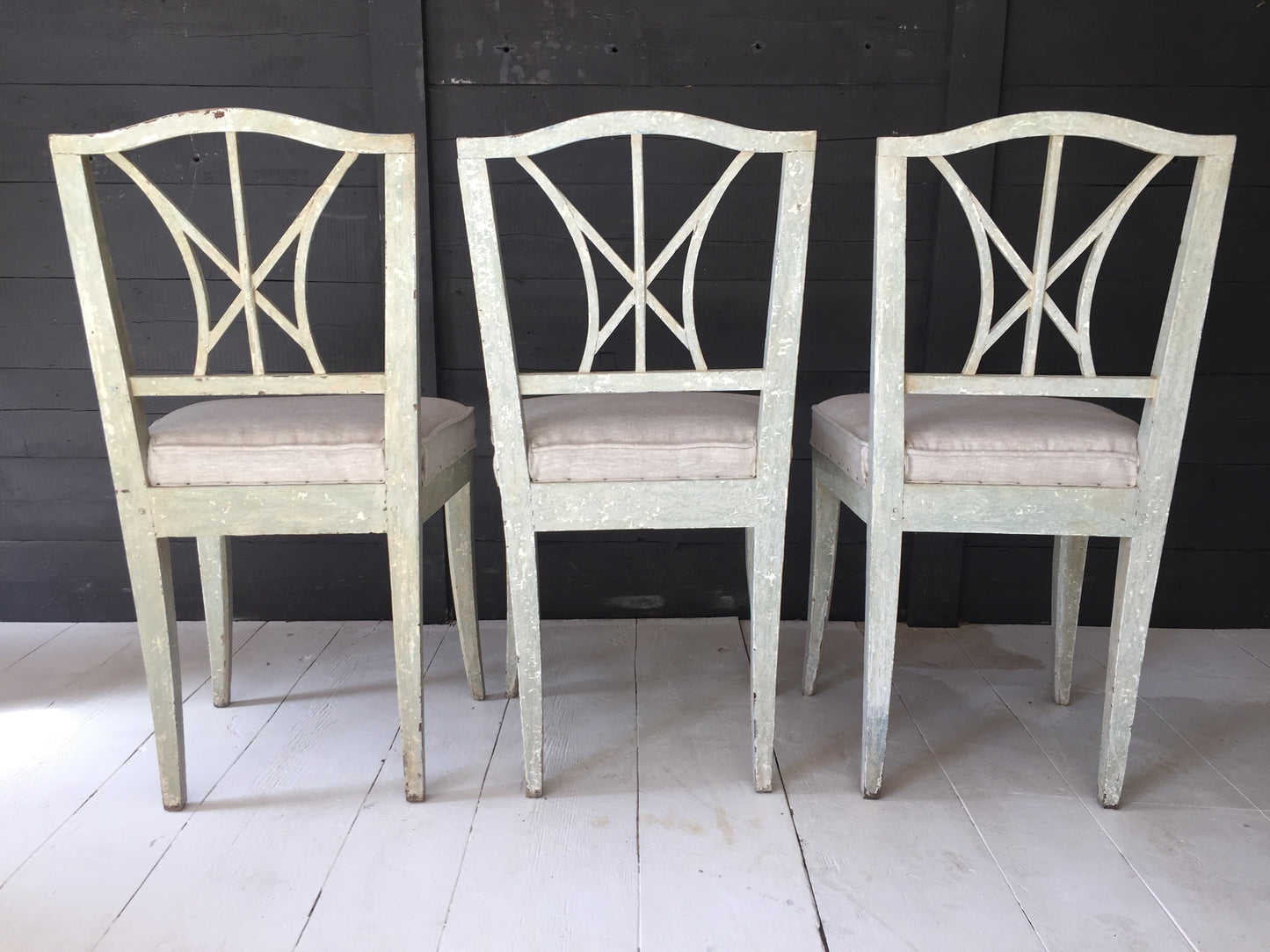Six Swedish/Danish Dining Chairs