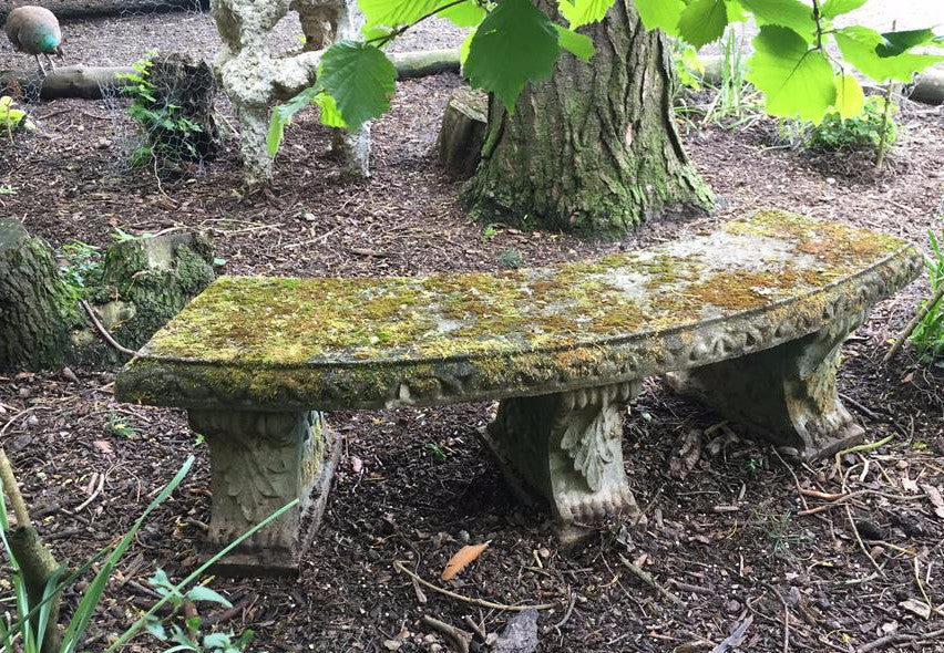 Curved Stone Bench