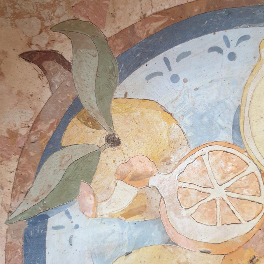 Scagliola Center Table