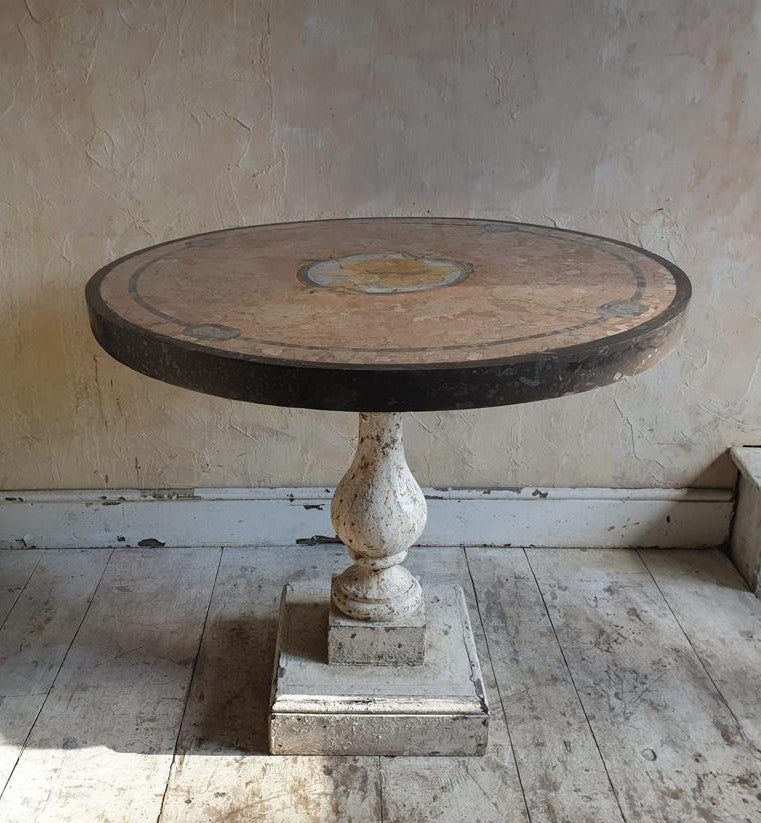Scagliola Center Table