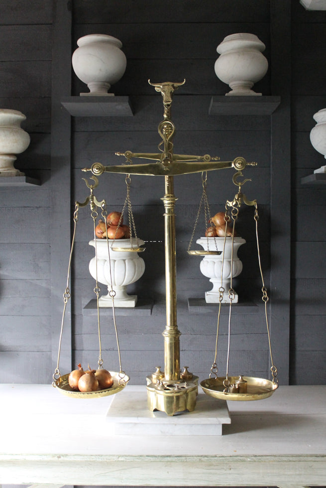 Portuguese Brass Weighing Scales