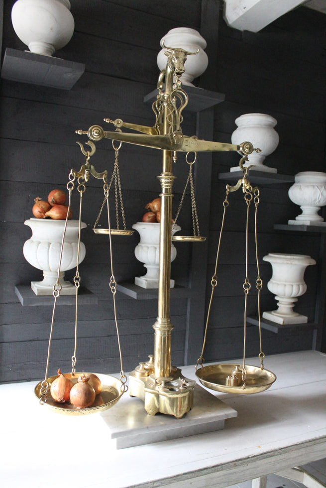 Portuguese Brass Weighing Scales