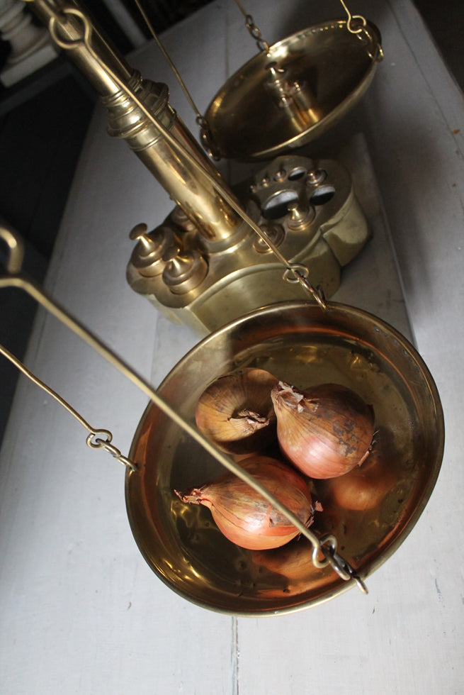Portuguese Brass Weighing Scales
