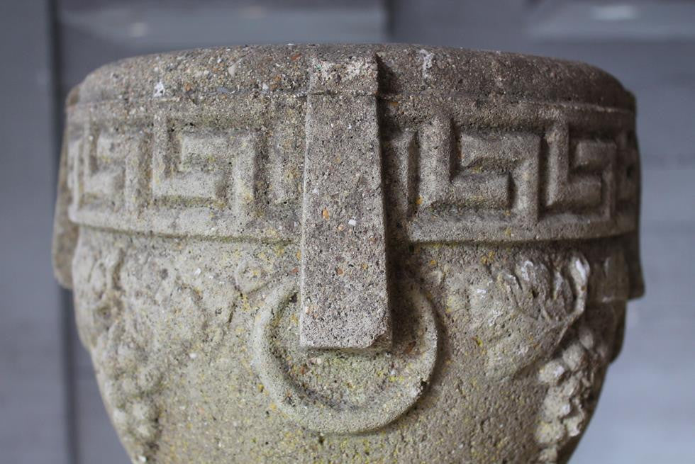 Pair Of Composition Urns