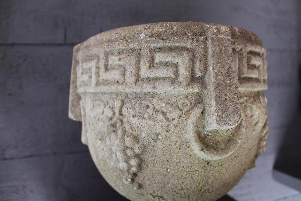Pair Of Composition Urns