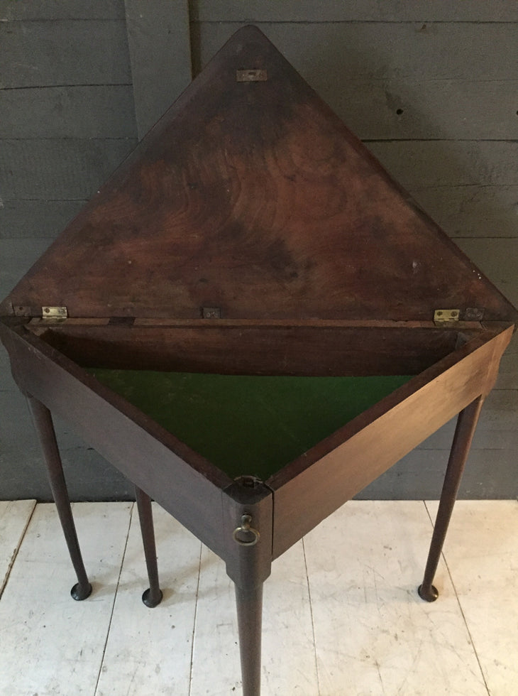 Mahogany Corner Table