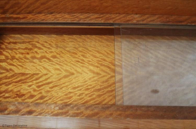 20th Century Sapele Wood Display Cabinet