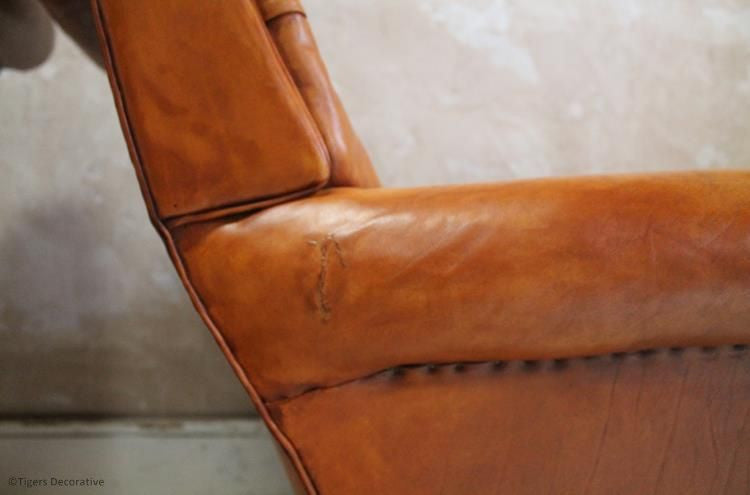 Pair of Edwardian Leather Arm Chairs