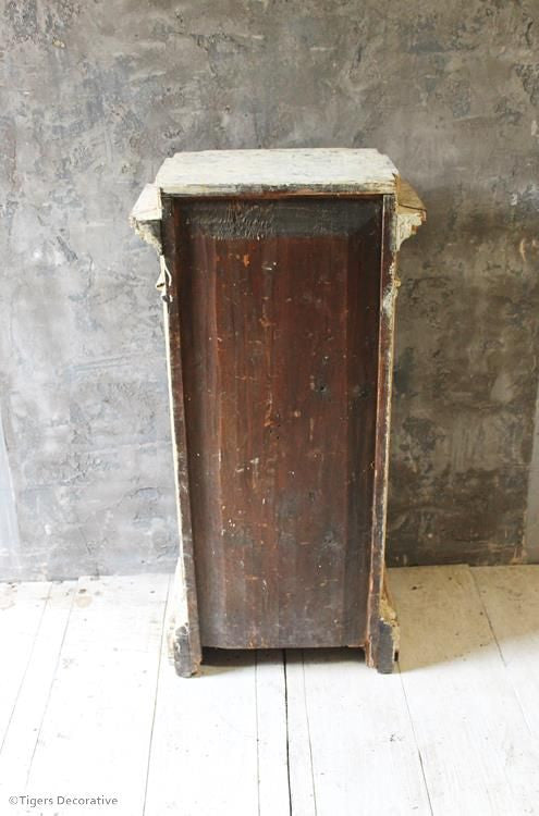 19th Century Painted Plinth Cupboard