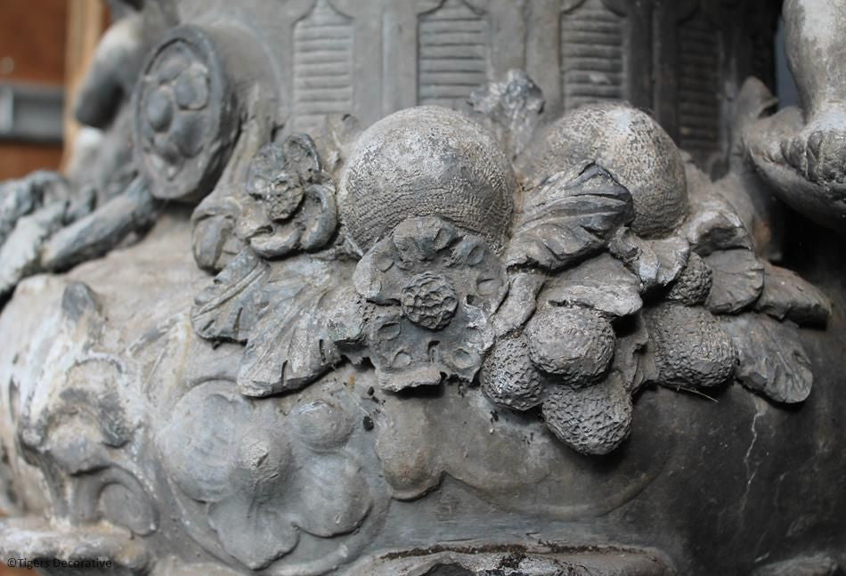 Late 17th Century Lead Urn