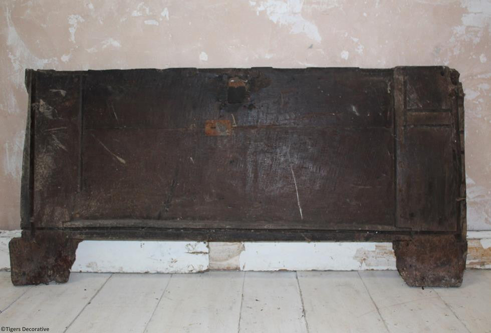 14th Century Oak Coffer Front