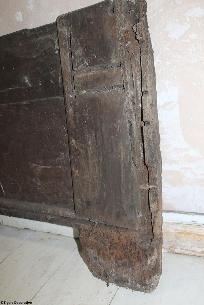 14th Century Oak Coffer Front
