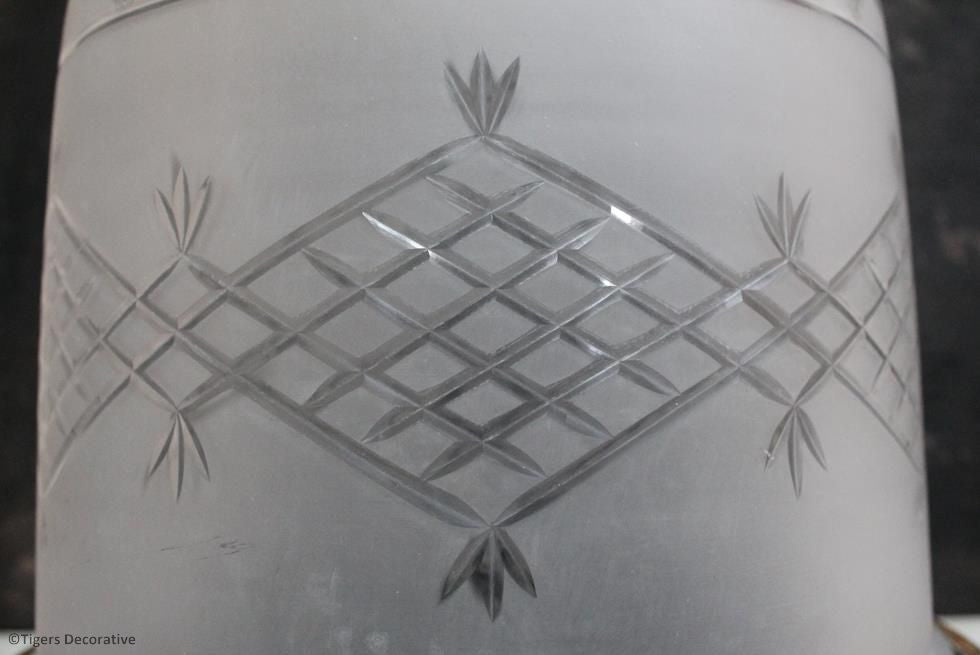 Victorian Opaque Glass Dome