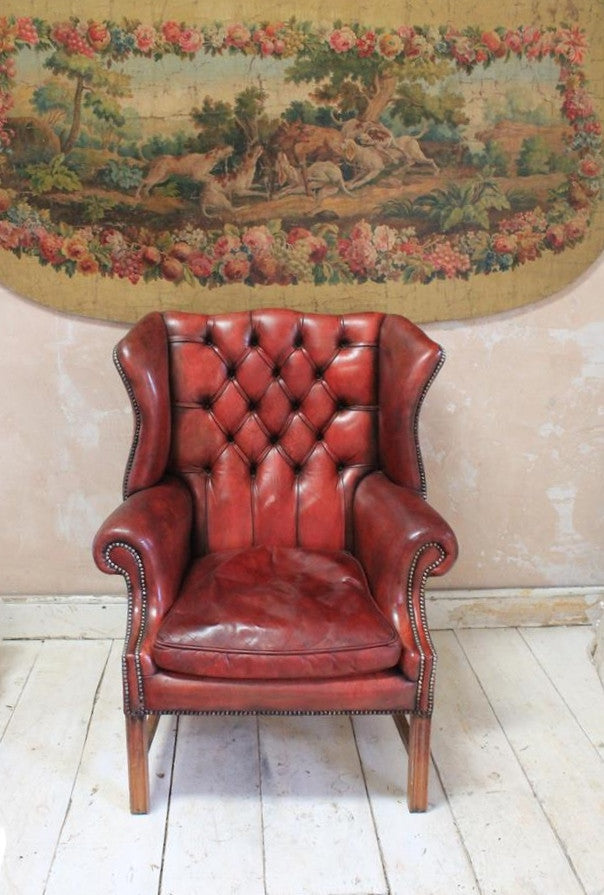 French Painted Canvas Panel