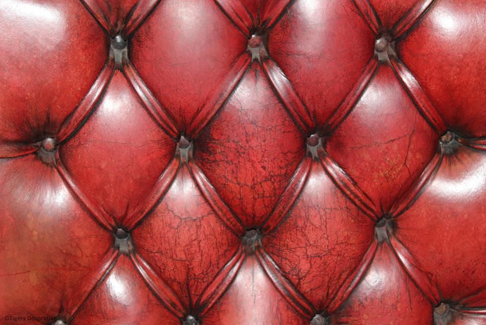 20th Century Leather Buttoned Arm Chair