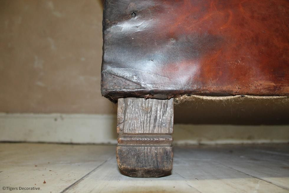 French Leather Day Bed