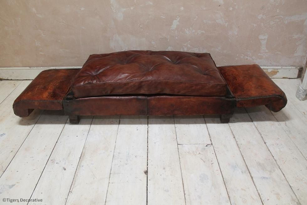 French Leather Day Bed