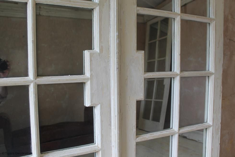 Pair Of Edwardian Conservatory Mirrored Doors